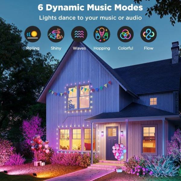 Govee Flood Lights 2 venkovní SMART LED světla 4ks4