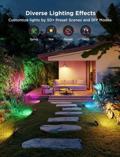 Govee Flood Lights 2 venkovní SMART LED světla 4ks8