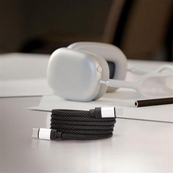 Solight magnetický USB-C 3.1 kabel,  USB-C konektor - USB-C konektor,  1m3