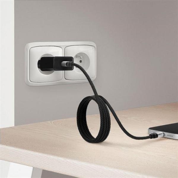 Solight magnetický USB-C 3.1 kabel,  USB-C konektor - USB-C konektor,  1m4