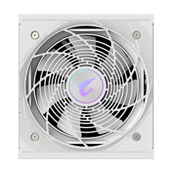 GIGABYTE zdroj AE850PM PG5,  850W,  80+ Platinum,  120mm fan,  bílá4