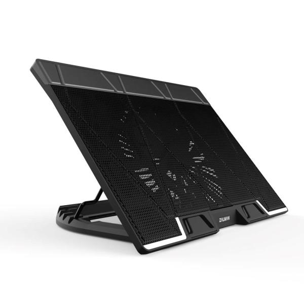 ZALMAN Stojan na notebook ZM-NS3000,  až 17",  3xUSB,  1xUSB-C,  Naklápěcí,  černá1