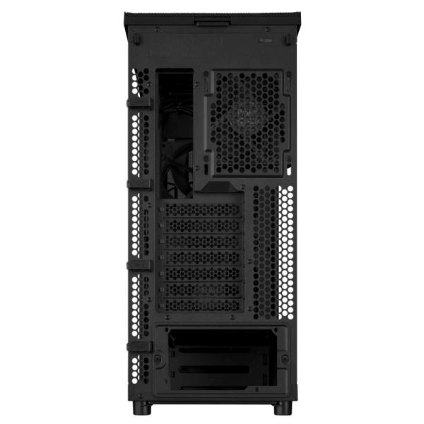 ASUS case PROART PA401 WOOD TG,  Mid Tower,  ATX,  1xUSB-C Gen2x2,  2xUSB 3.0,  2x 160mm Fan,  1x 120mm Fan,  černá1