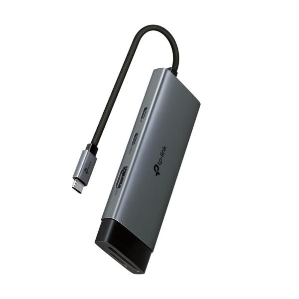 TP-Link UH7020C USB-C hub 7v1 (2x USB3.2Gen1, 1xUSB-C3.2Gen1,  1xHDMI,  1xSD,  1xmicroSD,  PD 100W)