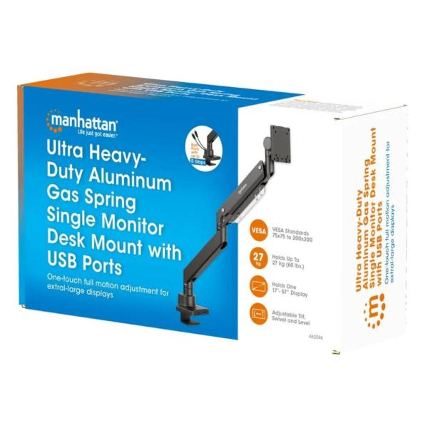 MANHATTAN Stolní držák Monitoru,  kloubový,  pohyblivé rameno (17"-57")3