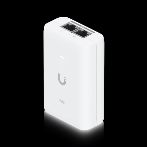 UBNT UACC-PoE+-2.5G - 2.5Gbitový PoE injektor 48V/ 0, 65A (30W),  bílý