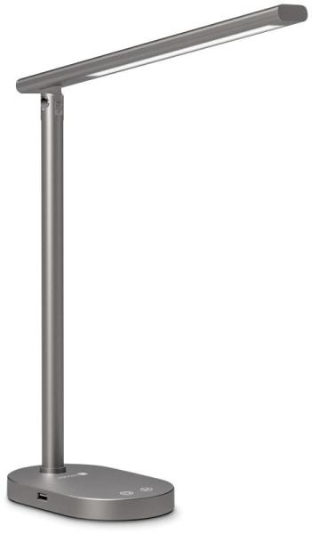 CONNECT IT Stolní LED lampa Shine,  USB-A,  šedá