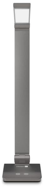 CONNECT IT Stolní LED lampa Bright,  USB-A,  šedá0