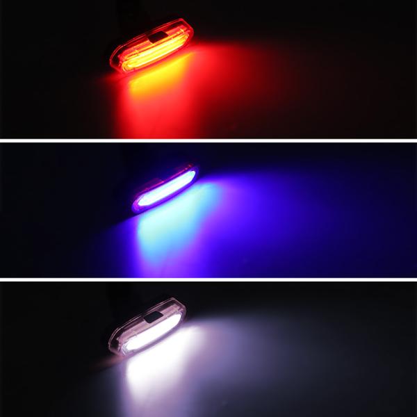 Solight LED nabíjecí zadní cyklo světlo,  3W COB,  nabíjecí,  Li-Ion2