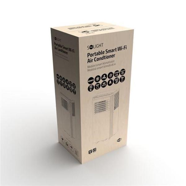 Solight mobilní klimatizace 9000 BTU,  smart WiFi,  chlazení,  odvlhčování,  ventilátor0