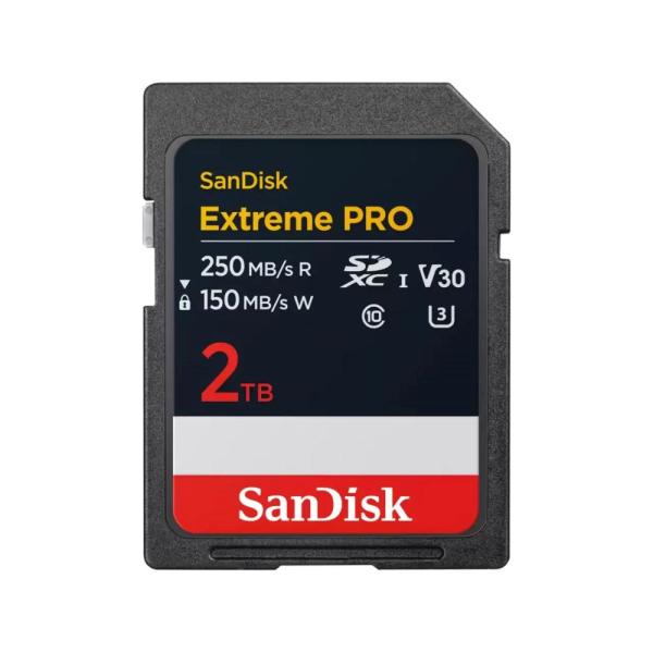 SanDisk SDXC karta 2TB Extreme PRO (250 MB/ s Class 10,  UHS-I U3 V30)