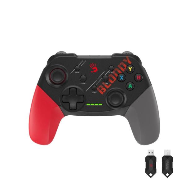 A4tech Bloody GPW50,  gamepad,  Dual mode 2, 4G+USB,  černá