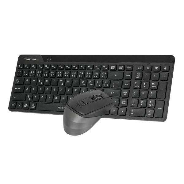 A4tech FG2400 Air2,  bezdrátový kancelářský set klávesnice s myší,  CZ,  černá3