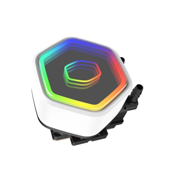 Cooler Master vodní chladič MasterLiquid 240 Core II,  2x240mm,  LGA1851,  AM5,  bílá2