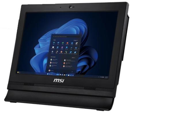 MSI PC AIO PRO AP162T ADL-04SCZ,  Intel N100, 15, 6" FHD touch, 4GB, 128GB M.2 SSD, W11 Pro, Black