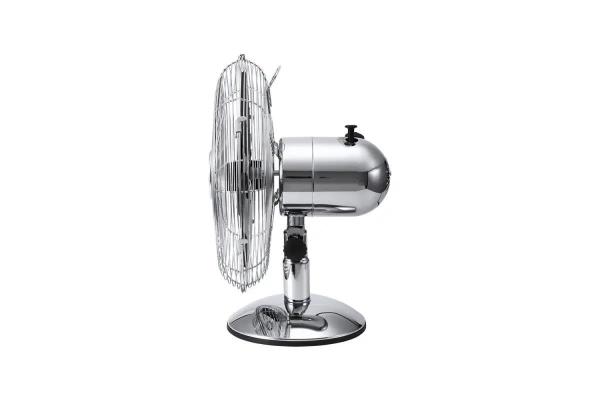 Orava SF-100 X stolní oscilující ventilátor,  3 stupně rychlosti,  oscilace doprava a doleva,  stříbrná2