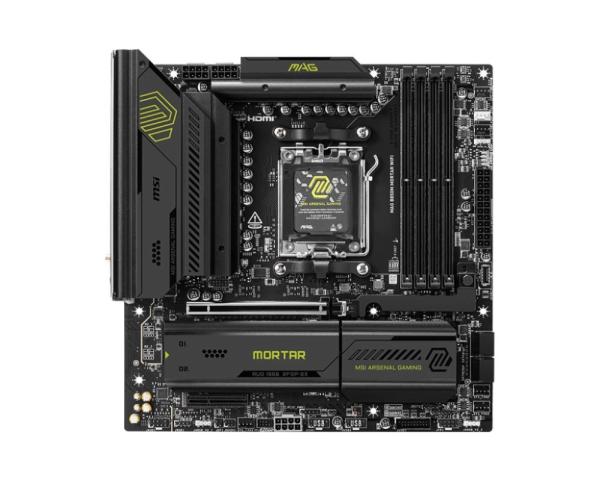MSI MB Sc AM5 MAG B850M MORTAR WIFI,  AMD B850,  4xDDR5,  1xHDMI,  WiFi,  mATX0
