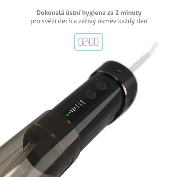 TrueLife AquaFloss Mini M50 - ústní sprcha - černá2