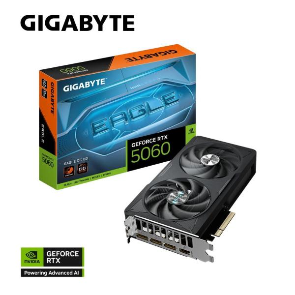 GIGABYTE GeForce RTX 5060 EAGLE/ OC/ 8GB/ GDDR7