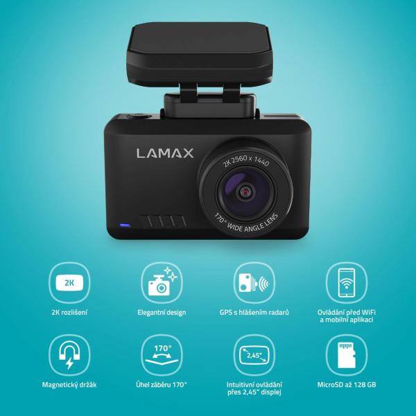 LAMAX T8 - kamera do auta1