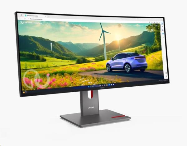 LENOVO LCD ThinkVision P34WD-40- 34", IPS, mat, 21:9, 3440x1440, 178/ 178, 4/ 6ms, 350cd/ m2, 2000:1, DP, HDMI, VESA, 3Y1