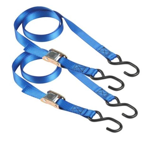 Master Lock Balení 2 ks (blistr) upínacích popruhů s pružinovou svorkou - 200cm -