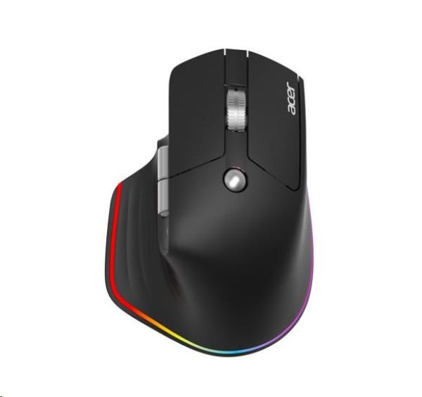 Acer Easy Fit/ Ergonomická/ Optická/ Pre pravákov/ 4 000 DPI/ USB+BT/ Čierna
