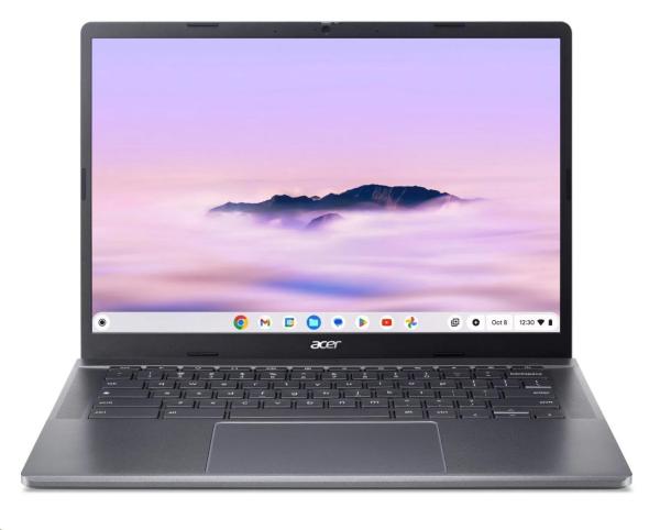 Acer Chromebook Plus 514/ CB514-6HT-32YA/ 3-N355/ 14"/ FHD/ T/ 8GB/ 256GB/ UHD/ Chrome/ Gray/ 2R