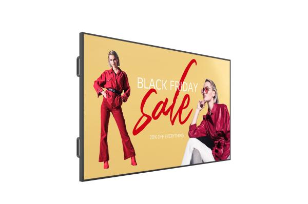 LG 110" signage 110UM5K-B UHD,  16/ 7,  500nit,  25% Haze,  webOS 6.02