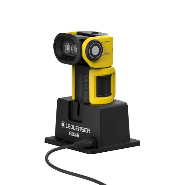 Ledlenser EXC6R svítilna pro práci v nebezpečném prostředí,  s nabíjecí stanicí