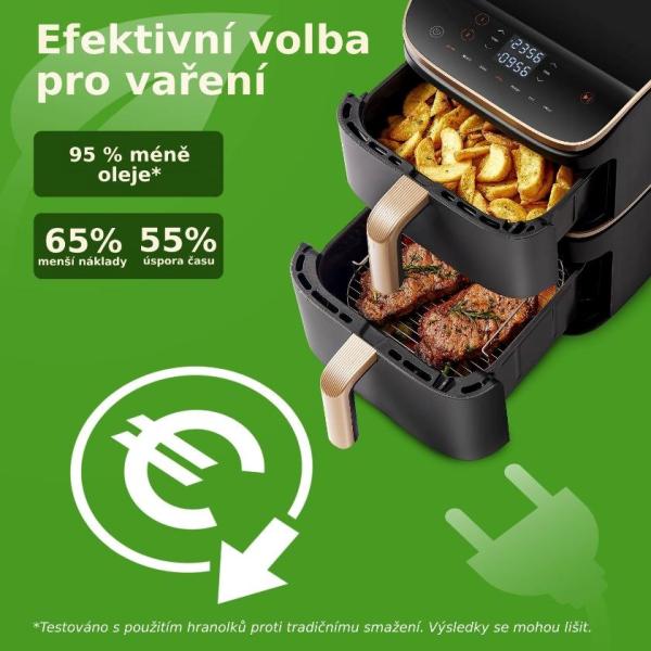 Cosori Turbo Tower Pro chytrá horkovzdušná fritéza 10, 8l černá7