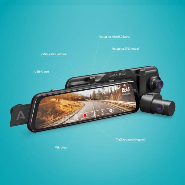 LAMAX S8 Dual - kamera do auta6