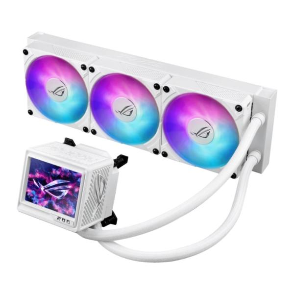 ASUS vodní chladič CPU AIO ROG RYUJIN III 360 ARGB EXTREME,  3x120mm,  LGA1851,  AM5,  bílá2