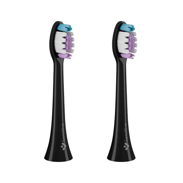 TrueLife SonicBrush Clean-series heads Sensitive black 2 pack