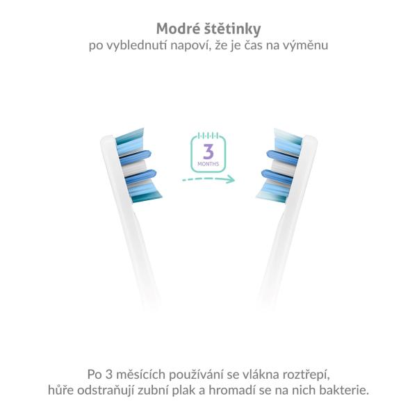 TrueLife SonicBrush Clean-series heads Whiten white 2 pack2