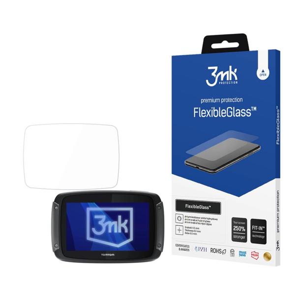 3mk hybridní sklo FlexibleGlass pro Tomtom Rider 550