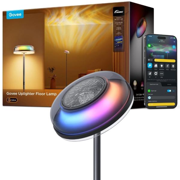 Govee Uplighter RGBICWW stojací lampa Matter