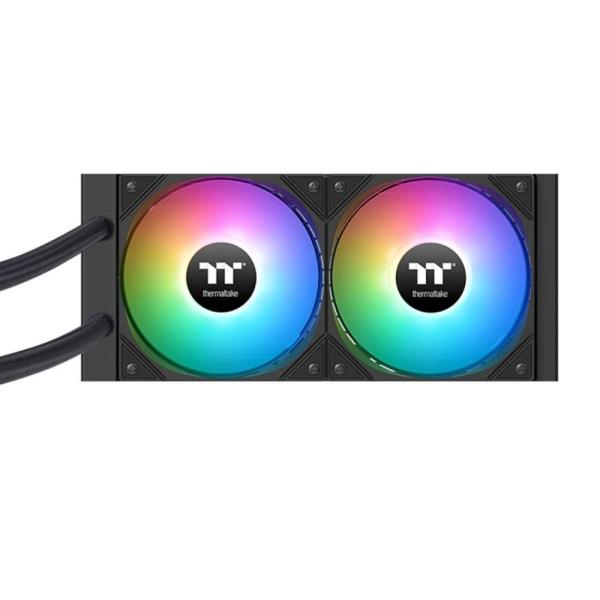 THERMALTAKE Vodní chladič LA240 ARGB,  2x120mm ARGB,  LGA1851,  AM5,  černá4