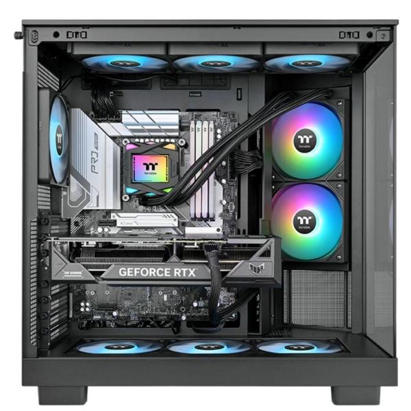 THERMALTAKE Vodní chladič LA240 ARGB,  2x120mm ARGB,  LGA1851,  AM5,  černá5