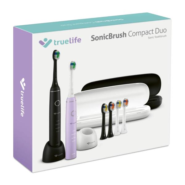 TrueLife SonicBrush Compact Duo Black /  Lavender10