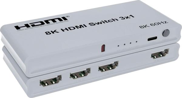 PremiumCord HDMI switch 3:1 s diaľkovým ovládačom