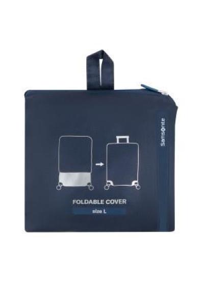 Samsonite TA REVOLUTION FOLDABLE LUGGAGE COVER M MIDNIGHT BLUE1