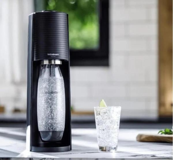 SodaStream Terra Black výrobník sody,  mechanický,  1l láhev SodaStream Fuse,  bombička s CO2,  černý4