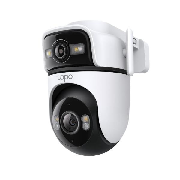 TP-Link Tapo C545D venkovní/ outdoor otočná kamera (2x 3MP,  2K 1296p,  IR 30m,  WiFi,  1x100Mb/ s,  micro SD card)