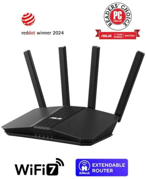 ASUS Router RT-BE58U V2,  IPv6,  WiFi 7,  1 GB RAM,  1x USB 3.2 Gen,  3600 Mb/ s