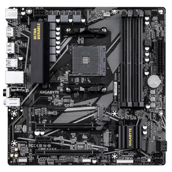 GIGABYTE MB Sc AM4 B550M DS3H AC R2,  AMD B550,  4xDDR5,  DP,  HDMI,  mATX1