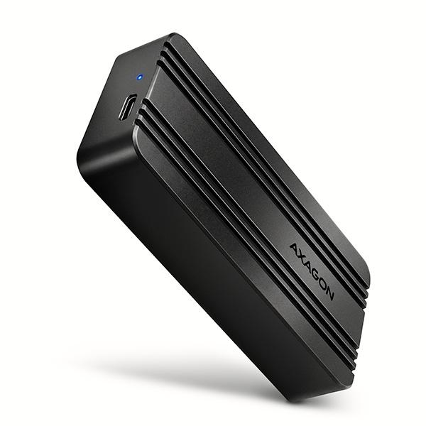 AXAGON EEM2-40G, USB-C 40Gbps externý box pre M.2 NVMe SSD, zosilnený hliník