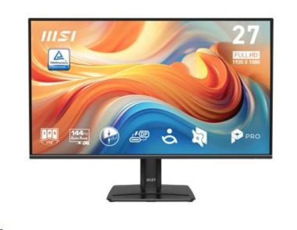 MSI Pro/ MP272 E14C/ 27"/ IPS/ FHD/ 144Hz/ 1ms/ Čierna/ 3R