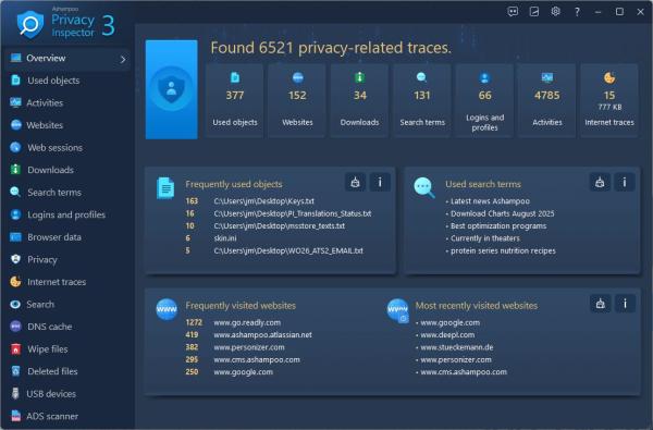 Ashampoo Privacy Inspector 36