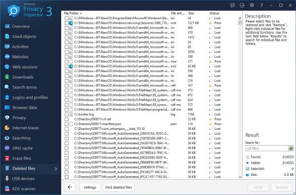 Ashampoo Privacy Inspector 39